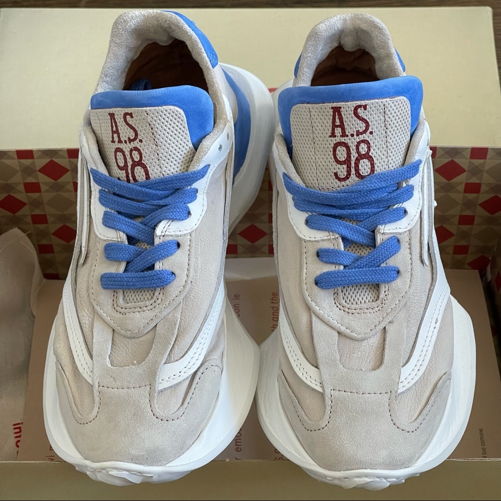 BNIB A.S. 98 Lettie Sneaker Blue/White ๐๐ค size 36/6 - Picture 13 of 16